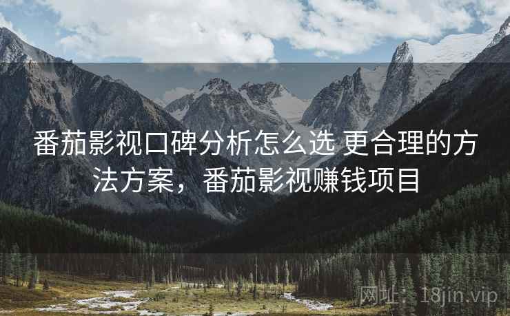 番茄影视口碑分析怎么选 更合理的方法方案，番茄影视赚钱项目