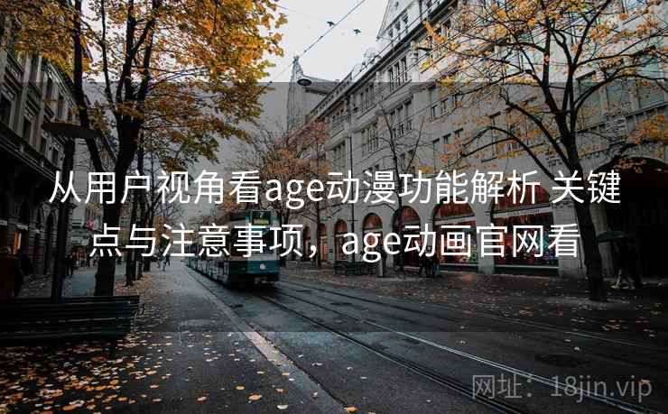 从用户视角看age动漫功能解析 关键点与注意事项，age动画官网看
