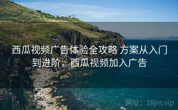 西瓜视频广告体验全攻略 方案从入门到进阶，西瓜视频加入广告