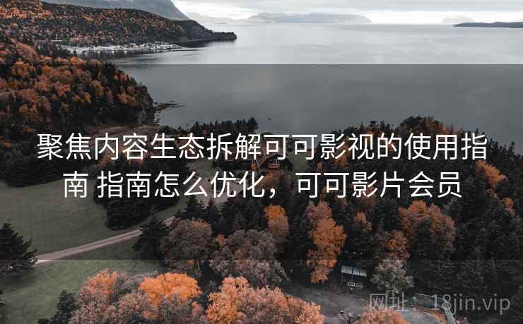 聚焦内容生态拆解可可影视的使用指南 指南怎么优化，可可影片会员